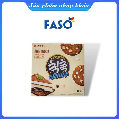 Lotte bánh cookie tiramisu 180g