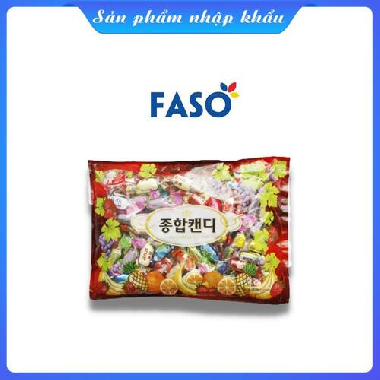 Kẹo xoắn cứng vị hoa quả tổng hợp 900g