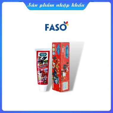 Kem đánh răng trẻ em Tobot hương hoa quả tổng hợp