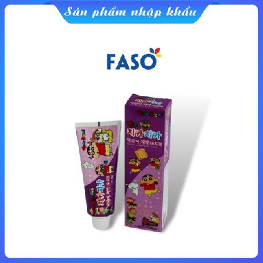 Kem đánh răng trẻ em hương nho 90g Shinchan Hàn Quốc