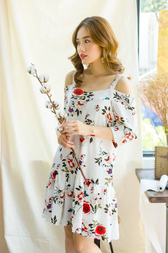 bong phan tron mau trang Prinsia 2P